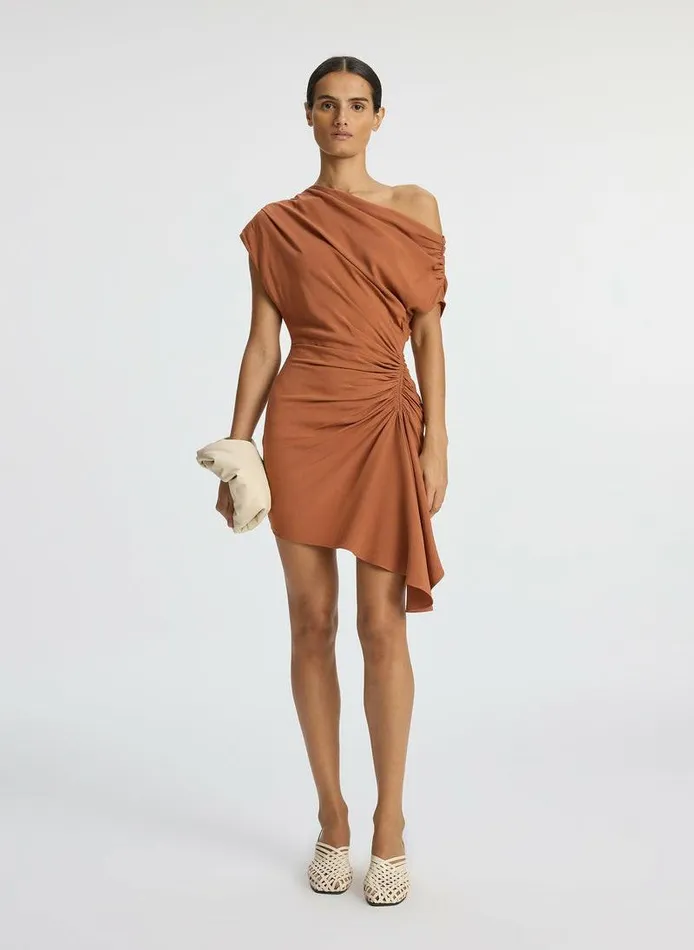 Dresses Women ALC Poppy Linen Mini Dress Sequoia