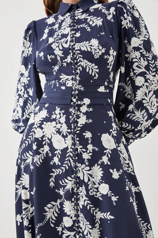 Dresses Women Karen Millen Lydia Millen Petite Floral Embroidered Woven Maxi Dress