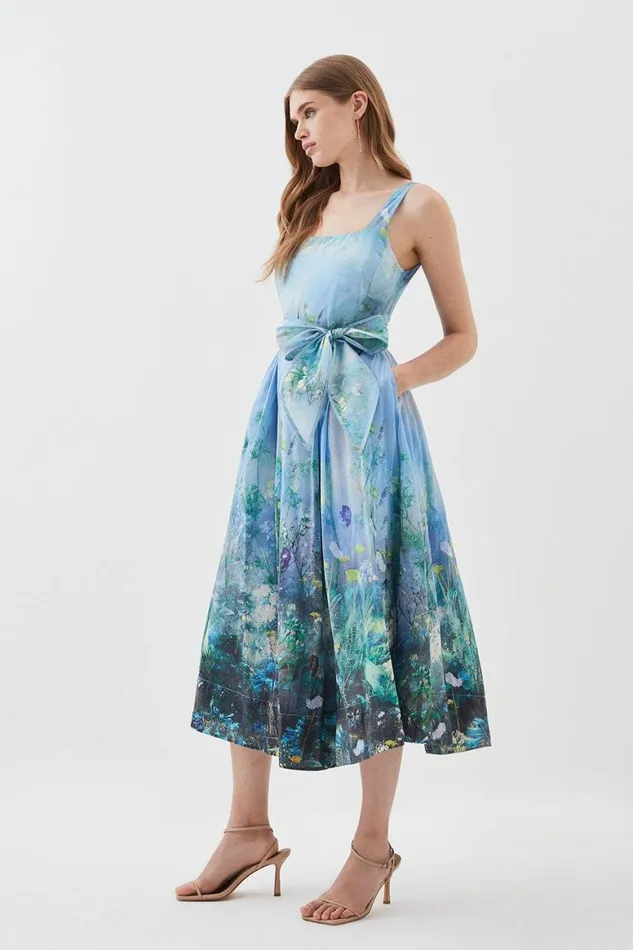 Dresses Women Karen Millen Lydia Millen Tall Cotton Scenic Floral Strappy Maxi Dress Dresses Women Karen Millen Lydia Millen Tall Cotton Scenic Floral Strappy Maxi Dress