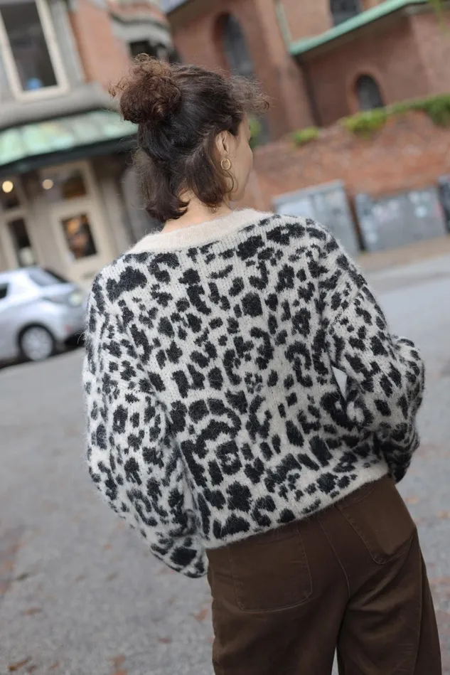 Emily Pullover 8211 Beige Leo Women Cras Knitwear