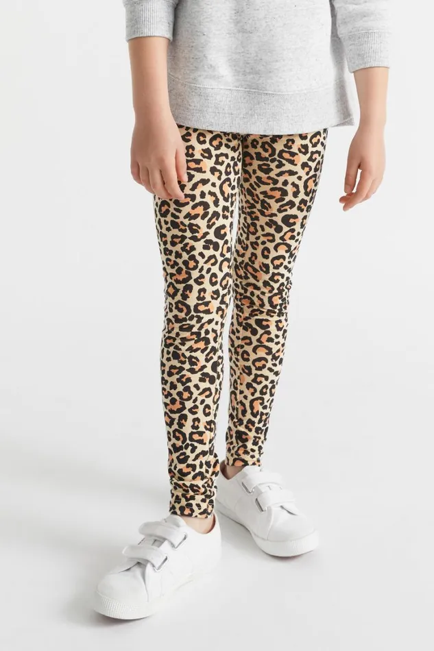 Essentials Girl Seed Heritage Basic Legging Ocelot