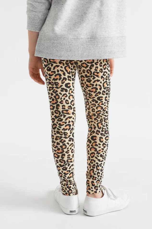 Essentials Girl Seed Heritage Basic Legging Ocelot