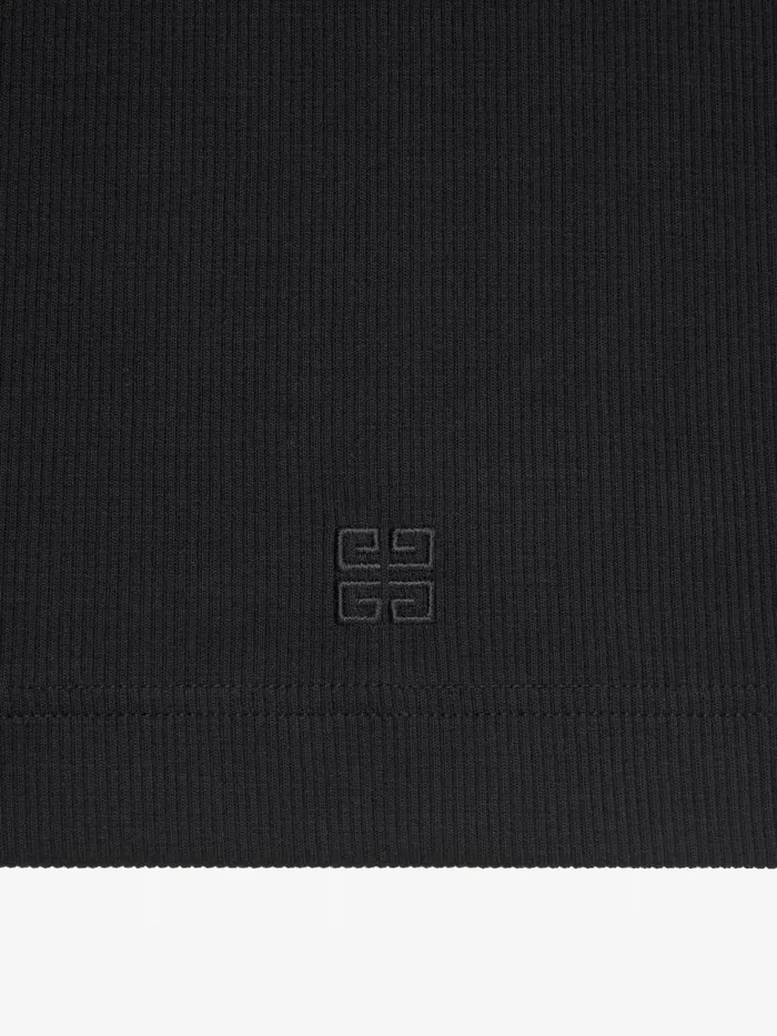 Extra Slim Fit Tank Top In Cotton Black Men Givenchy TShirts