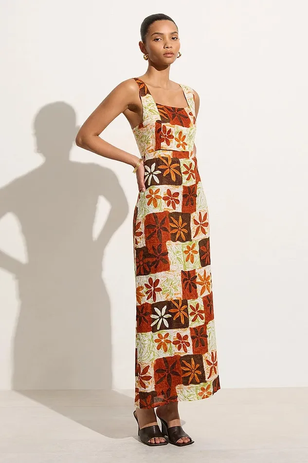 Faithfull The Brand Dresses Azalea Midi Dress Tobago Floral 8211 Final Sale 8211 Women Faithfull The Brand Dresses Azalea Midi Dress Tobago Floral 8211 Final Sale 8211 Women