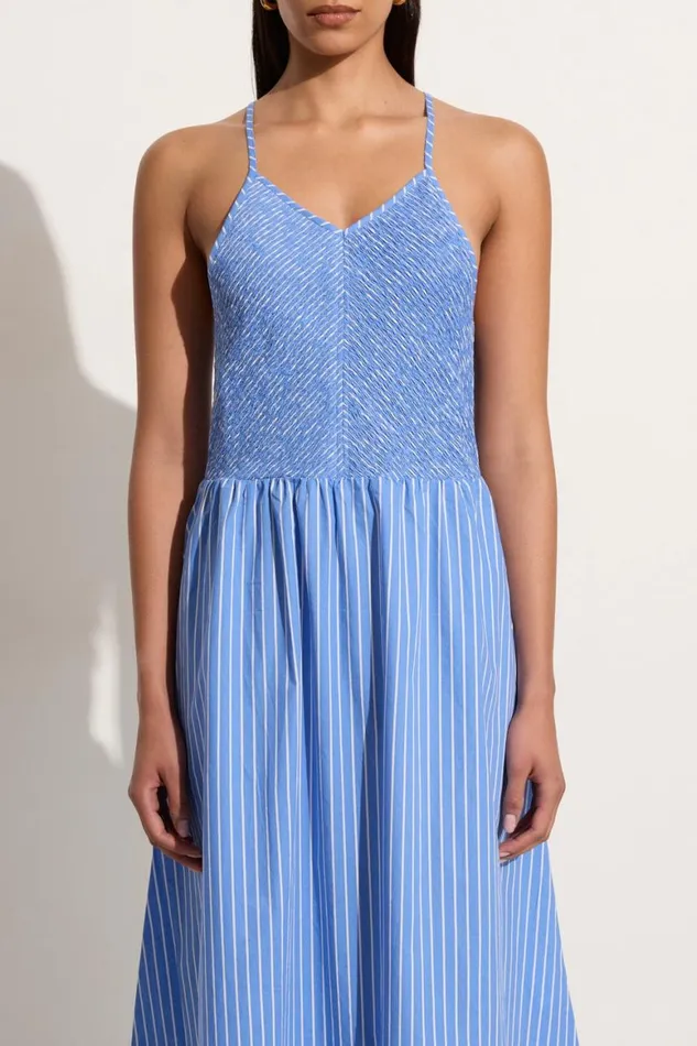 Faithfull The Brand Dresses Camera Midi Dress Baratti Stripe 8211 Final Sale 8211 Women Faithfull The Brand Dresses Camera Midi Dress Baratti Stripe 8211 Final Sale 8211 Women