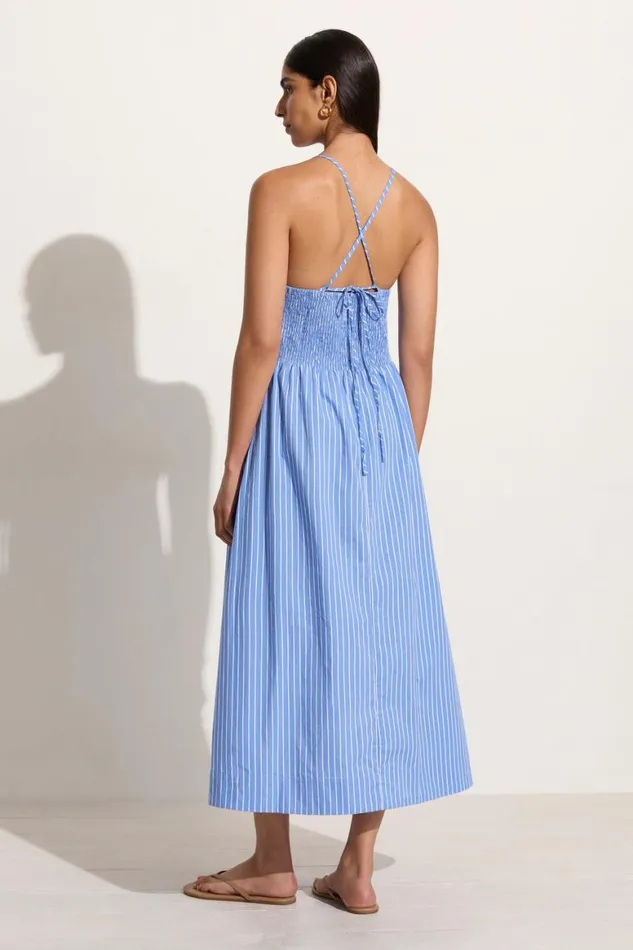 Faithfull The Brand Dresses Camera Midi Dress Baratti Stripe 8211 Final Sale 8211 Women Faithfull The Brand Dresses Camera Midi Dress Baratti Stripe 8211 Final Sale 8211 Women