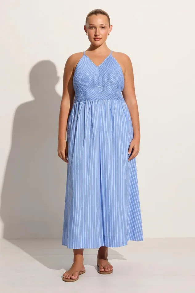 Faithfull The Brand Dresses Camera Midi Dress Baratti Stripe 8211 Final Sale 8211 Women Faithfull The Brand Dresses Camera Midi Dress Baratti Stripe 8211 Final Sale 8211 Women
