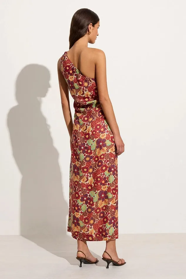 Faithfull The Brand Dresses Jomana Midi Dress La Mira Floral Ruby 8211 Final Sale 8211 Women Faithfull The Brand Dresses Jomana Midi Dress La Mira Floral Ruby 8211 Final Sale 8211 Women