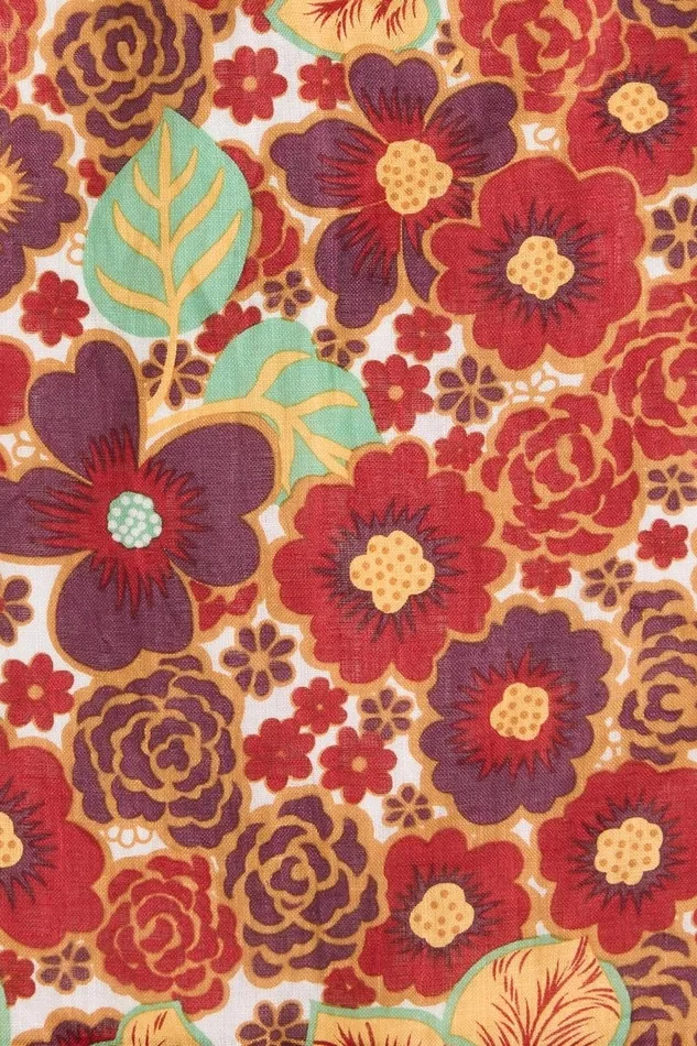 Faithfull The Brand Dresses Jomana Midi Dress La Mira Floral Ruby 8211 Final Sale 8211 Women Faithfull The Brand Dresses Jomana Midi Dress La Mira Floral Ruby 8211 Final Sale 8211 Women