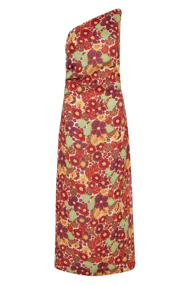 Faithfull The Brand Dresses Jomana Midi Dress La Mira Floral Ruby 8211 Final Sale 8211 Women Faithfull The Brand Dresses Jomana Midi Dress La Mira Floral Ruby 8211 Final Sale 8211 Women