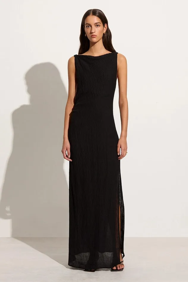 Faithfull The Brand Dresses Palermo Maxi Dress Black 8211 Final Sale 8211 Women Faithfull The Brand Dresses Palermo Maxi Dress Black 8211 Final Sale 8211 Women