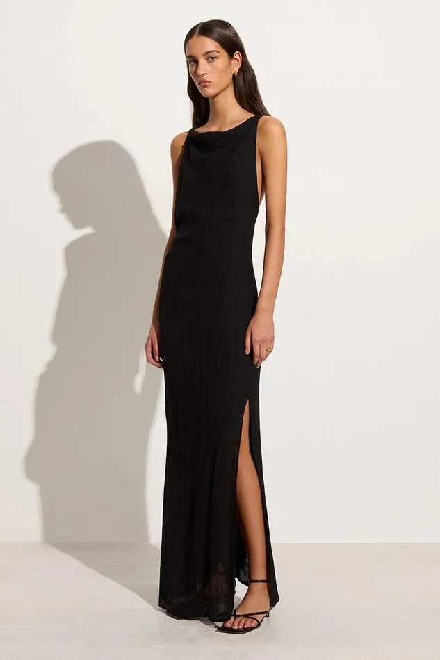 Faithfull The Brand Dresses Palermo Maxi Dress Black 8211 Final Sale 8211 Women Faithfull The Brand Dresses Palermo Maxi Dress Black 8211 Final Sale 8211 Women