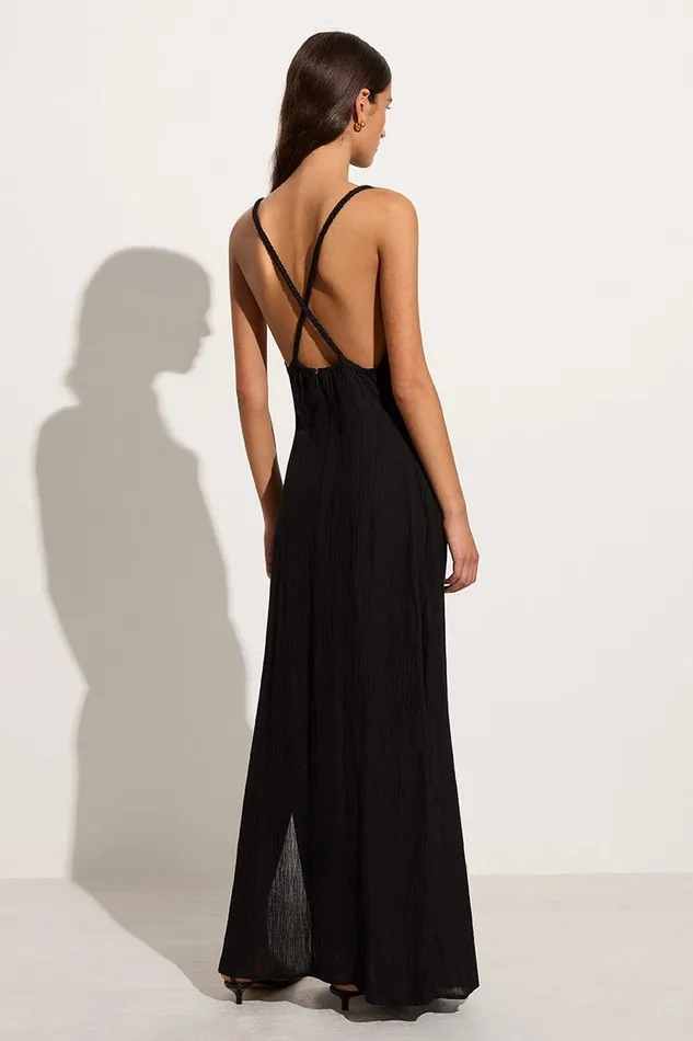 Faithfull The Brand Dresses Palermo Maxi Dress Black 8211 Final Sale 8211 Women Faithfull The Brand Dresses Palermo Maxi Dress Black 8211 Final Sale 8211 Women