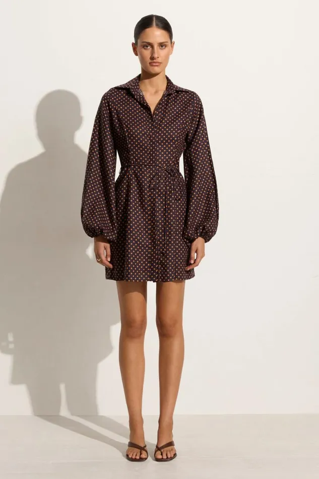 Faithfull The Brand Dresses Rae Mini Dress Ludovica Polka Dot 8211 Final Sale 8211 Women Faithfull The Brand Dresses Rae Mini Dress Ludovica Polka Dot 8211 Final Sale 8211 Women