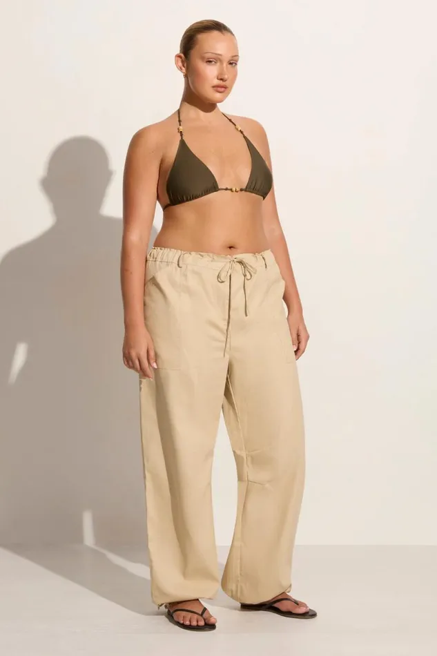 Faithfull The Brand Pants Cristo Pant Bleached Sand 8211 Final Sale 8211 Women Faithfull The Brand Pants Cristo Pant Bleached Sand 8211 Final Sale 8211 Women