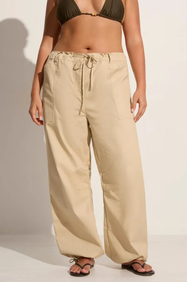 Faithfull The Brand Pants Cristo Pant Bleached Sand 8211 Final Sale 8211 Women Faithfull The Brand Pants Cristo Pant Bleached Sand 8211 Final Sale 8211 Women