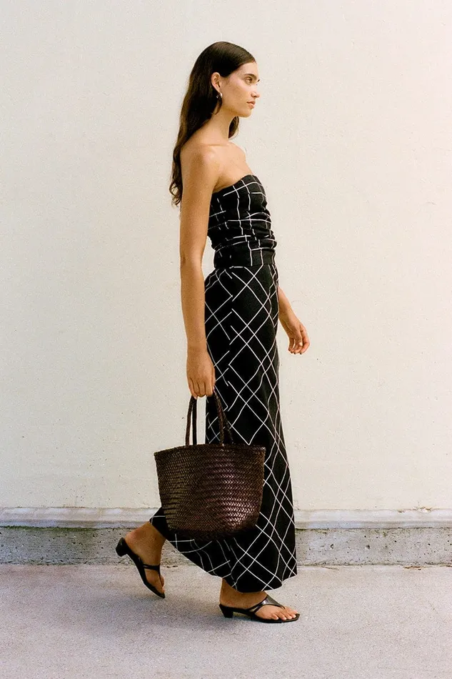 Faithfull The Brand Skirts and Shorts Dalicenca Skirt Letizia Check Black 8211 Final Sale 8211 Women Faithfull The Brand Skirts and Shorts Dalicenca Skirt Letizia Check Black 8211 Final Sale 8211 Women