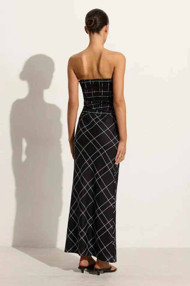 Faithfull The Brand Skirts and Shorts Dalicenca Skirt Letizia Check Black 8211 Final Sale 8211 Women Faithfull The Brand Skirts and Shorts Dalicenca Skirt Letizia Check Black 8211 Final Sale 8211 Women