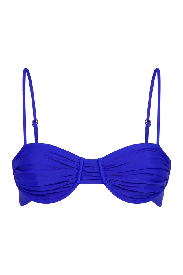 Faithfull The Brand Swim Baja Bikini Top Cobalt 8211 Final Sale 8211 Women Faithfull The Brand Swim Baja Bikini Top Cobalt 8211 Final Sale 8211 Women