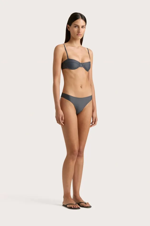 Faithfull The Brand Swim Bebe Bikini Bottom Charred Navy 8211 Women Faithfull The Brand Swim Bebe Bikini Bottom Charred Navy 8211 Women