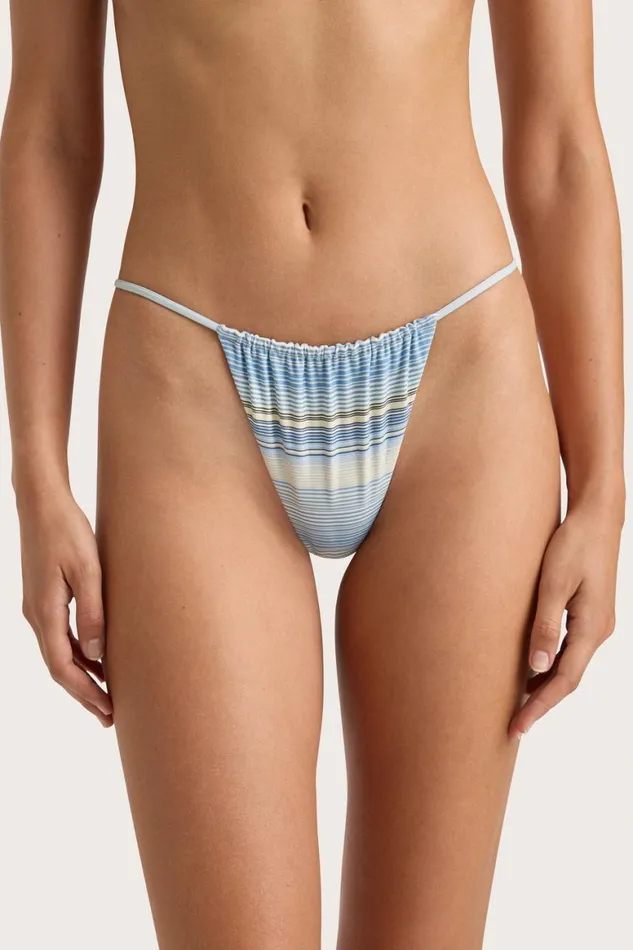 Faithfull The Brand Swim Elea Bikini Bottom Futura Stripe Sky Blue 8211 Women Faithfull The Brand Swim Elea Bikini Bottom Futura Stripe Sky Blue 8211 Women