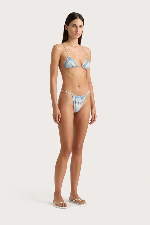 Faithfull The Brand Swim Elea Bikini Bottom Futura Stripe Sky Blue 8211 Women Faithfull The Brand Swim Elea Bikini Bottom Futura Stripe Sky Blue 8211 Women
