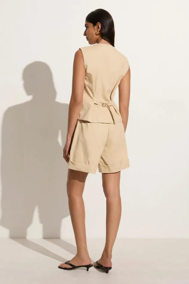 Faithfull The Brand Tops Delfina Vest Bleached Sand 8211 Women Faithfull The Brand Tops Delfina Vest Bleached Sand 8211 Women