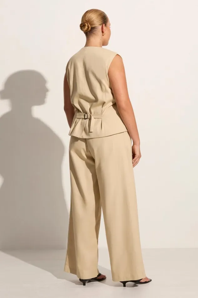 Faithfull The Brand Tops Delfina Vest Bleached Sand 8211 Women Faithfull The Brand Tops Delfina Vest Bleached Sand 8211 Women