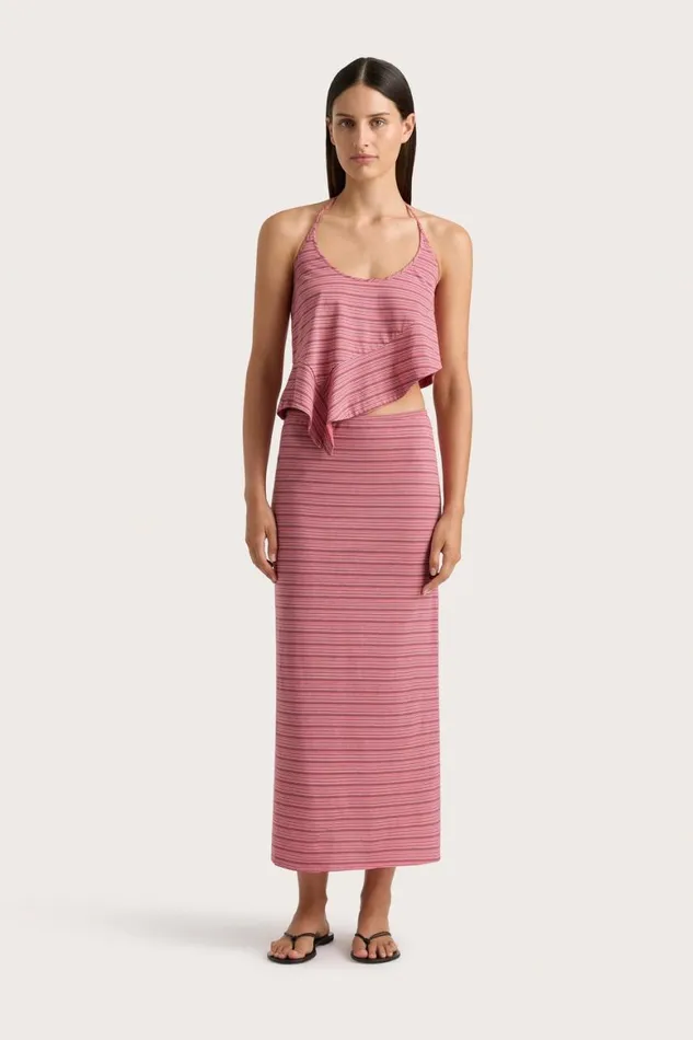 Faithfull The Brand Tops Maceio Top Vermillion Stripe 8211 Women