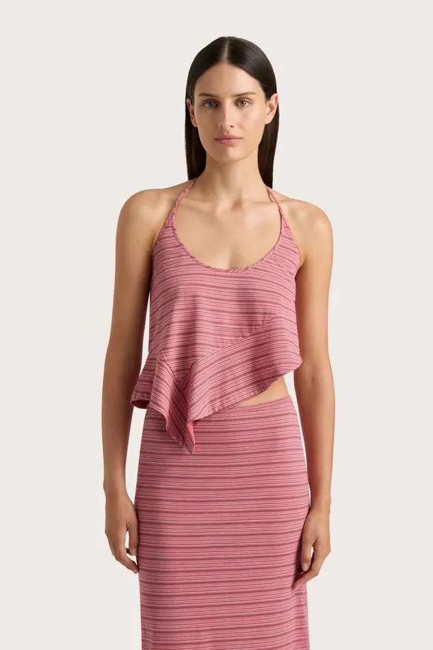 Faithfull The Brand Tops Maceio Top Vermillion Stripe 8211 Women Faithfull The Brand Tops Maceio Top Vermillion Stripe 8211 Women