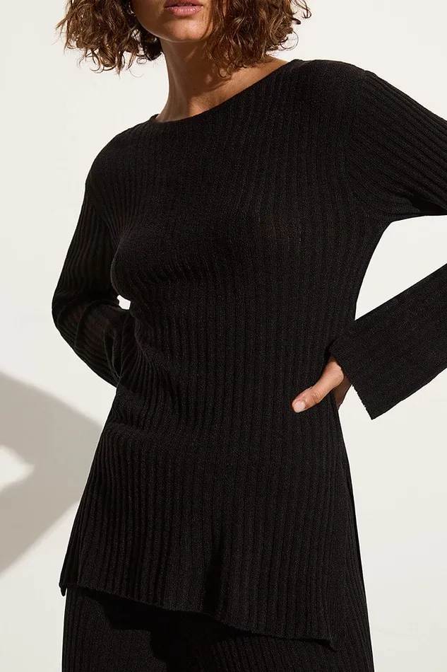 Faithfull The Brand Tops Mitras Tunic Top Black 8211 Final Sale 8211 Women Faithfull The Brand Tops Mitras Tunic Top Black 8211 Final Sale 8211 Women