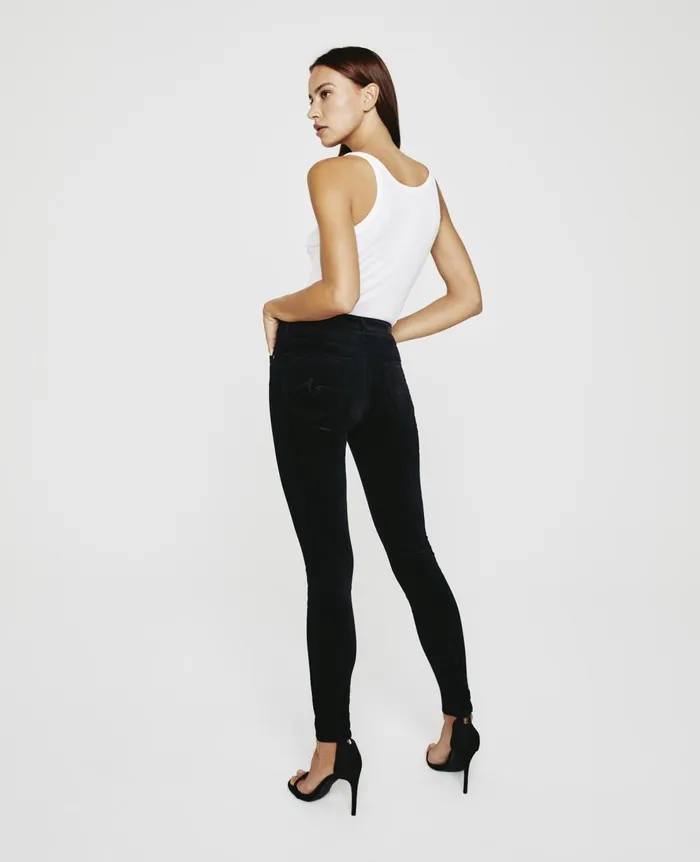 Farrah Skinny Super Black Women AG Jeans Pants Farrah Skinny Super Black Women AG Jeans Pants
