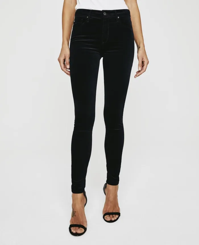 Farrah Skinny Super Black Women AG Jeans Pants Farrah Skinny Super Black Women AG Jeans Pants