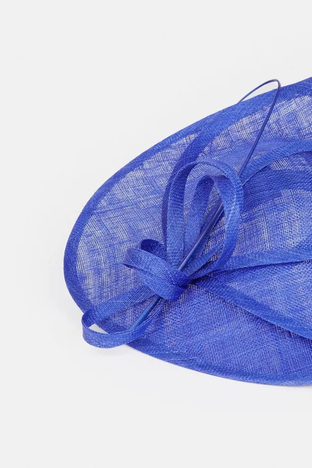 Fascinators Women Karen Millen Large Spiral Detail Fascinator Cobalt
