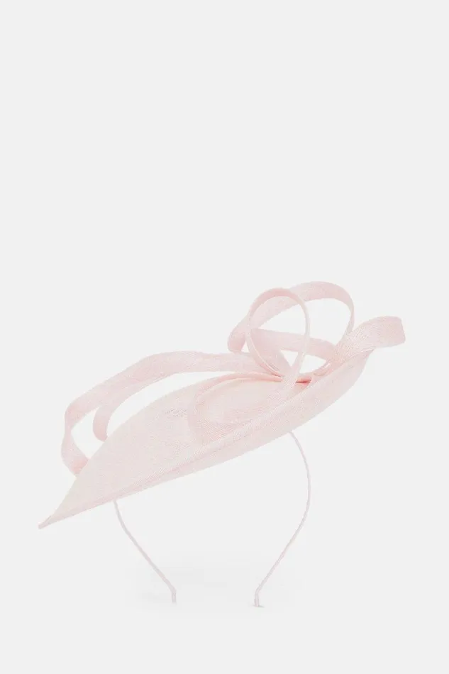 Fascinators Women Karen Millen Spiral Detail Fascinator Blush