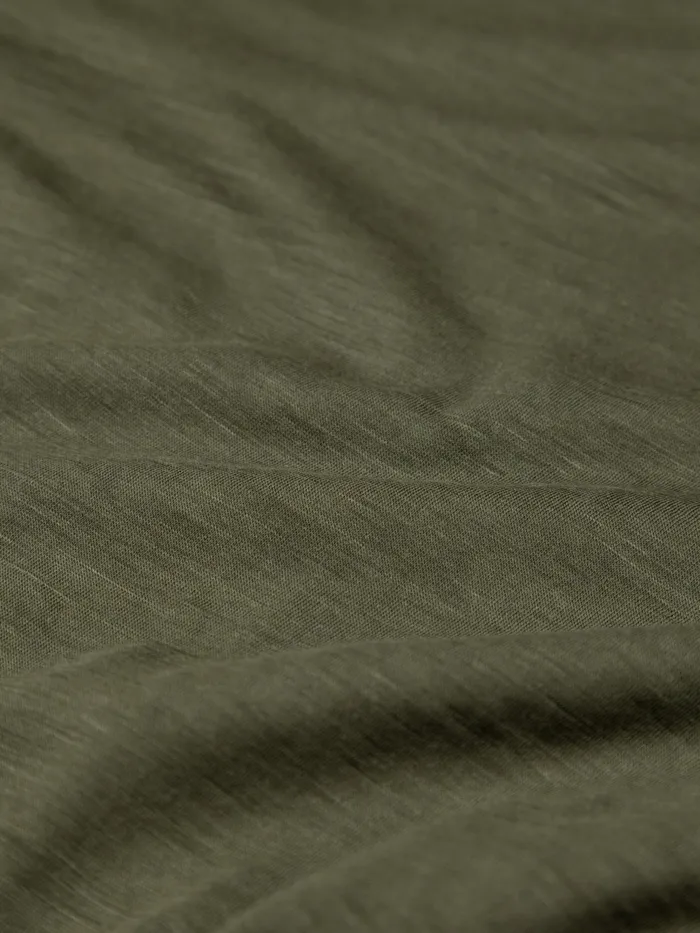 Finisterre Base Layers and Underwear Men Seeker Merino Long Sleeve TShirt Olive