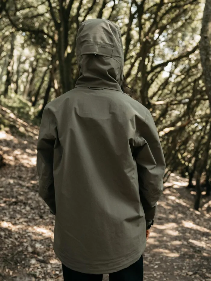 Finisterre Jackets and Coats Women Stormbird Waterproof Jacket Olive
