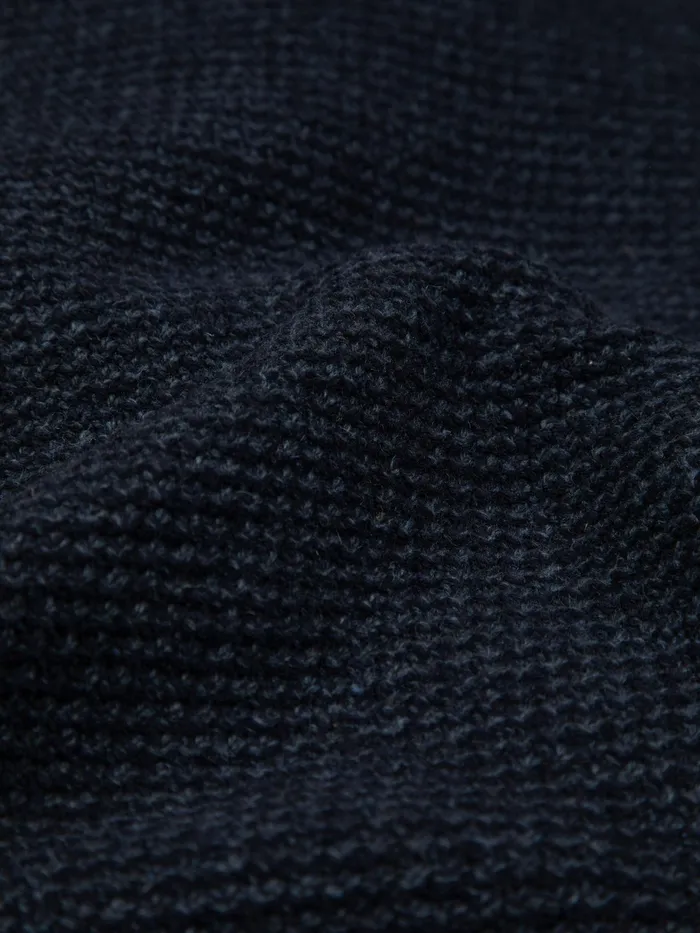 Finisterre Knitwear Men Barents Sweater Indigo