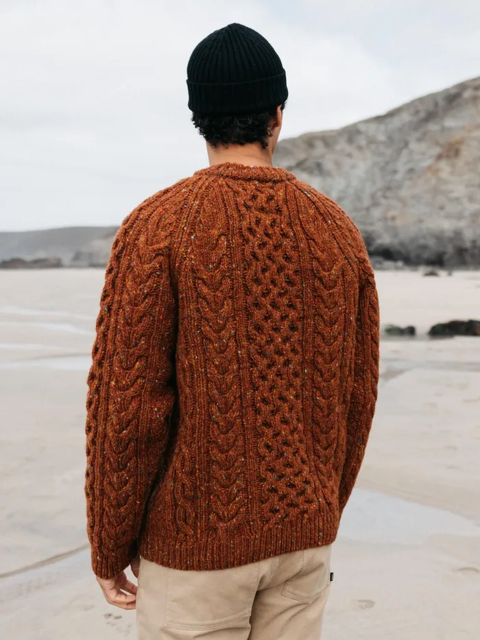 Finisterre Knitwear Men Cabet Sweater Copper