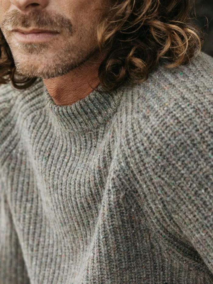 Finisterre Knitwear Men Mora Knit Sweater Wild Sage