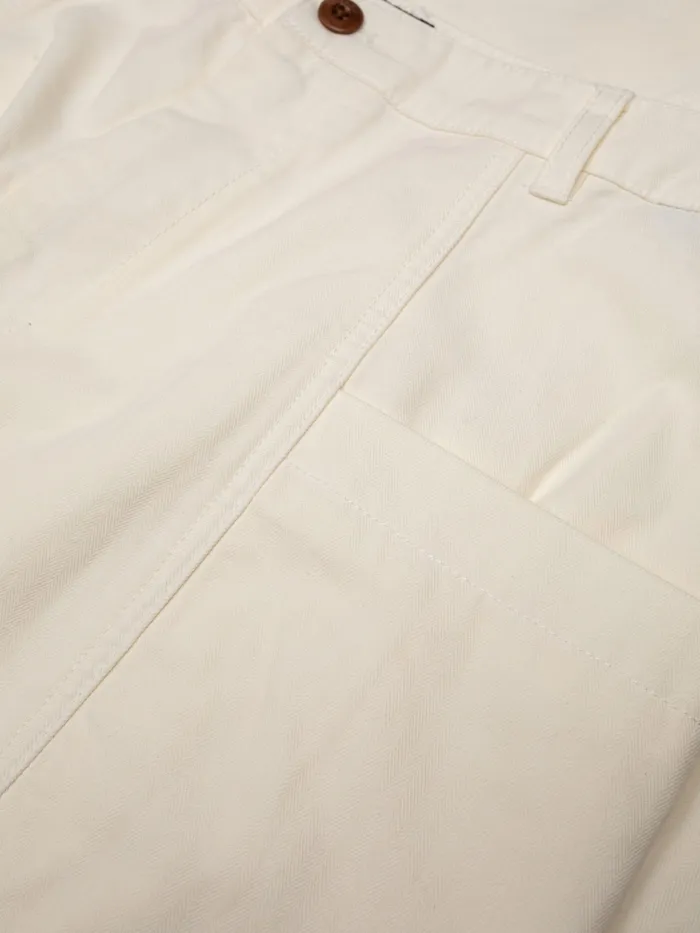 Finisterre Pants Women Croft Workwear Balloon Pant Ecru