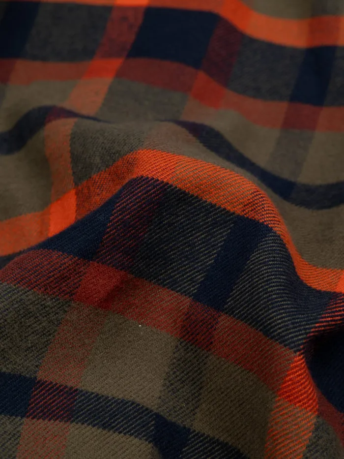 Finisterre Shirts Men Beardsmore Shirt Dark Rosewood Check