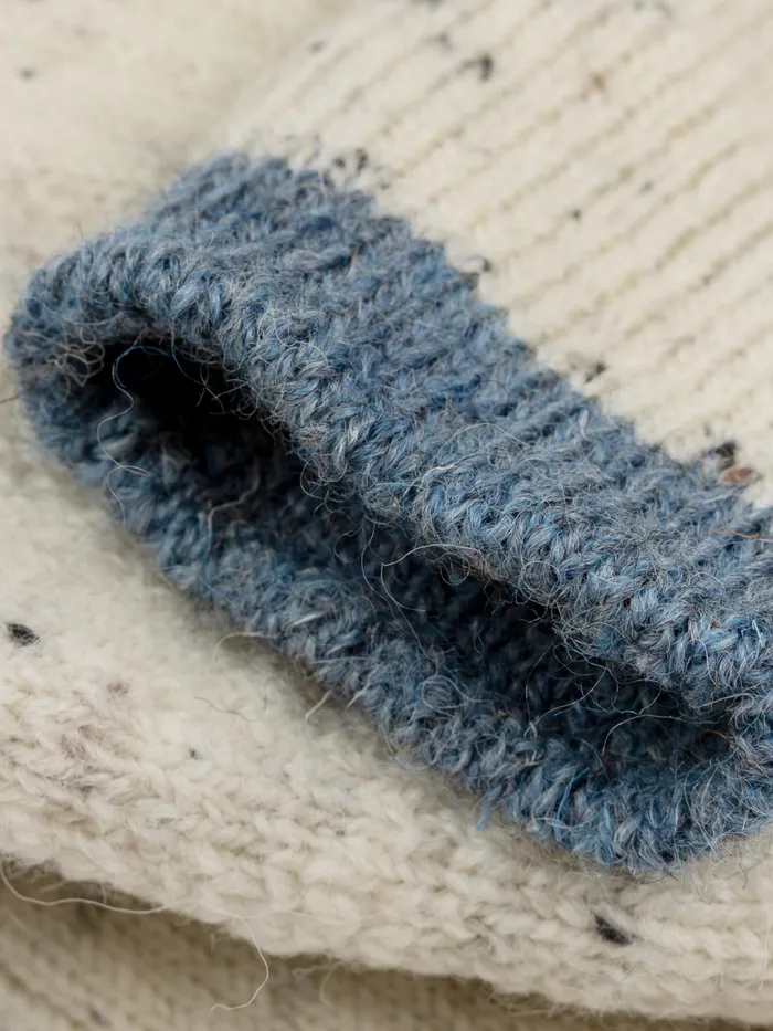 Finisterre Socks MenWomen Bosun Sock Ecrusky Blue