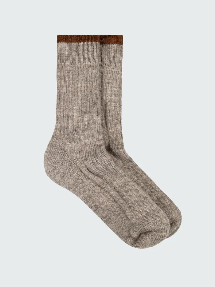 Finisterre Socks MenWomen Bosun Sock Oatmealharvest Gold