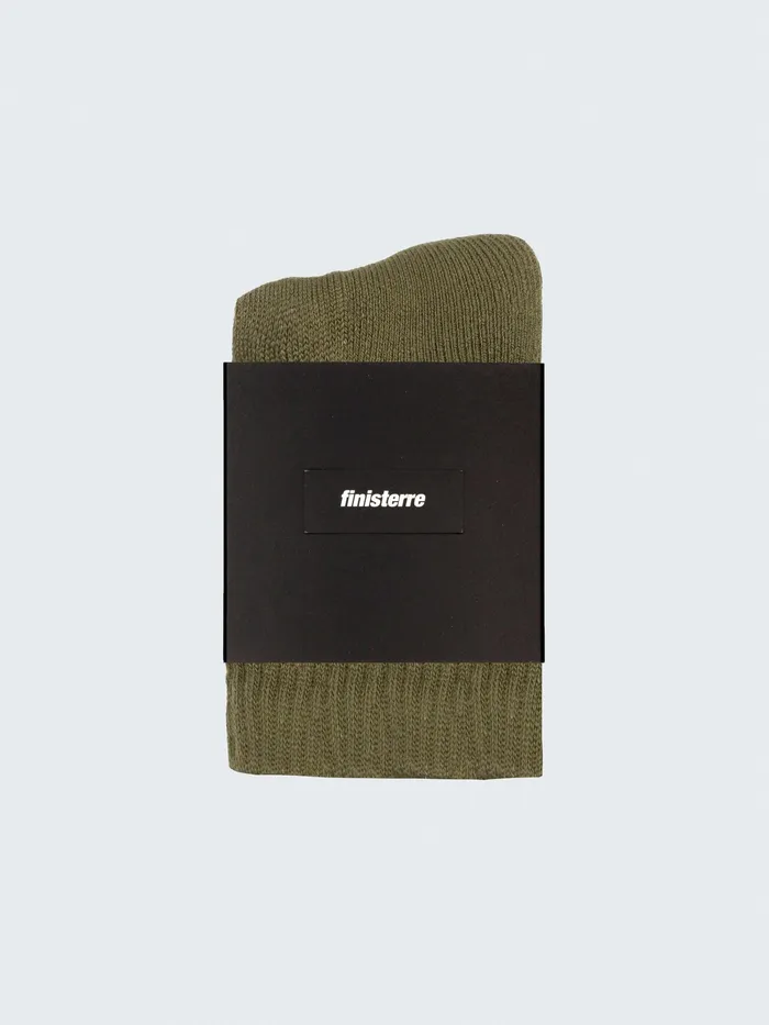 Finisterre Socks MenWomen Rossby Ankle Sports Sock Oliveecru