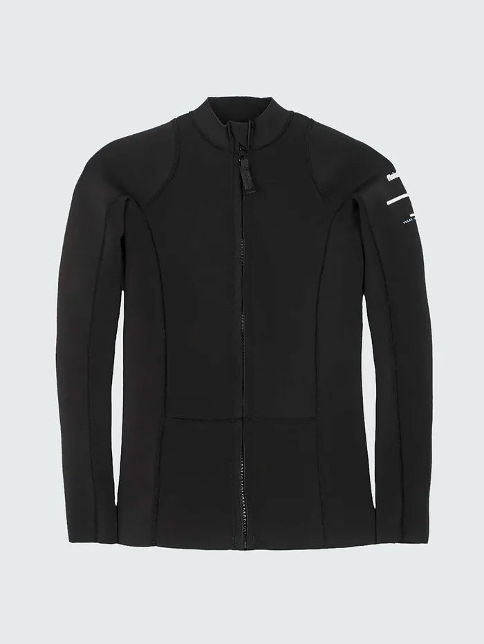 Finisterre Swimwear and Bikinis Women Nieuwland 2mm Yulex Long Sleeve Top Black