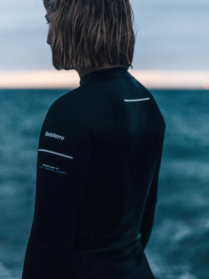 Finisterre Swimwear and Bikinis Women Nieuwland 2mm Yulex Long Sleeve Top Black