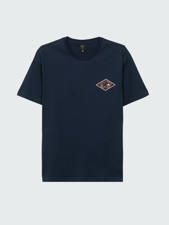 Finisterre TShirts Men Diamond Logo TShirt Navy