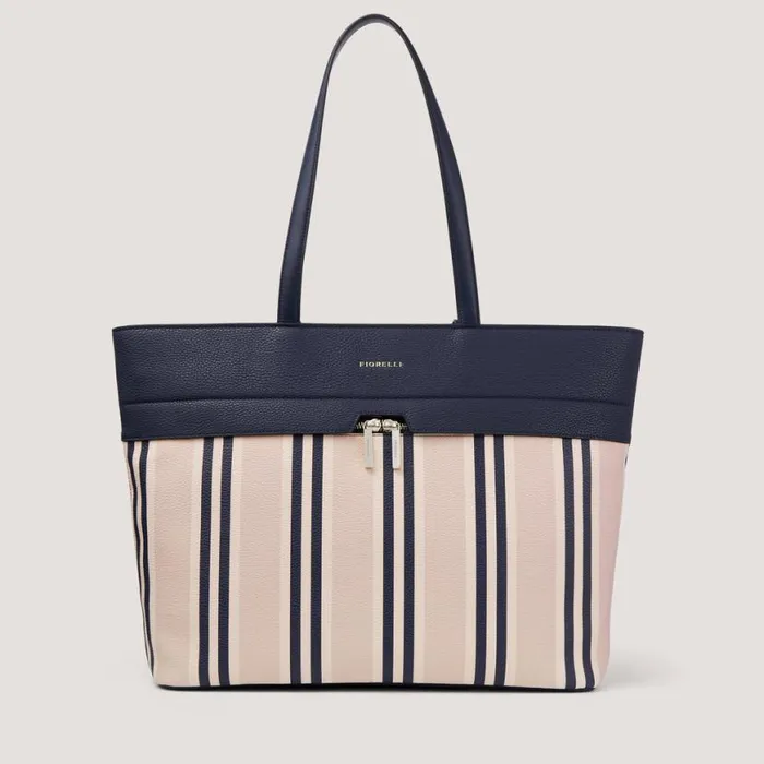 Fiorelli Benny Tote Navy Stripe Backpacks Tote Bags