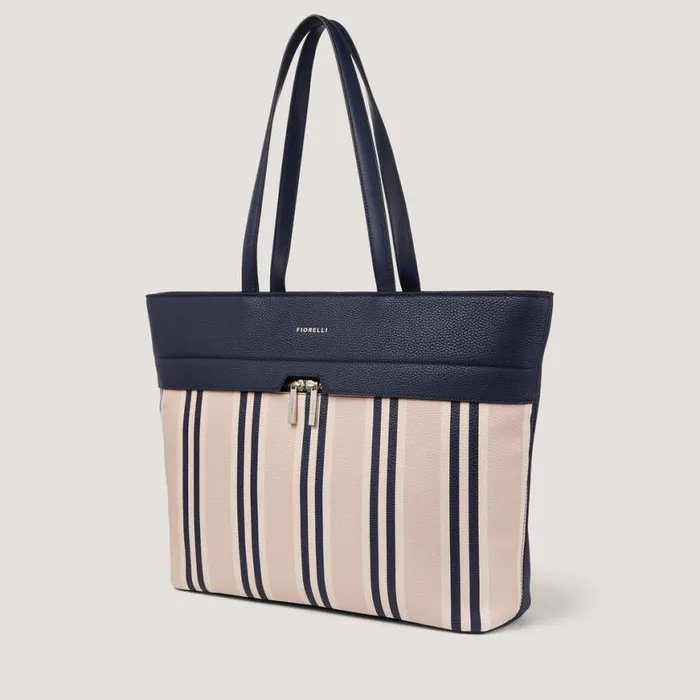 Fiorelli Benny Tote Navy Stripe Backpacks Tote Bags